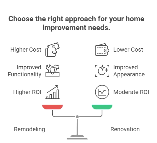 Kitchen remodeling vs renovation